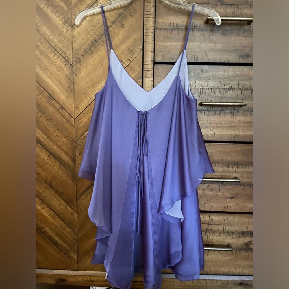 Alice + Olivia purple dress